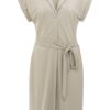 YAYA - Šaty džerzejové Silver lining beige - silver linning beige