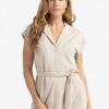 YAYA - Šaty džerzejové Silver lining beige - silver linning beige