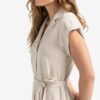 YAYA - Šaty džerzejové Silver lining beige - silver linning beige