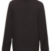 YAYA - Top s límcom a V-výstrihom Bristol black - bristol black