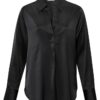 YAYA - Top saténový Black - black