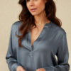 YAYA - Top saténový Stormy weather blue - stormy weather blue