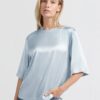 YAYA - Top saténový Gray dawn blue - gray dawn blue