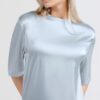 YAYA - Top saténový Gray dawn blue - gray dawn blue