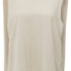 YAYA - Top voľný Washed brown - washed brown