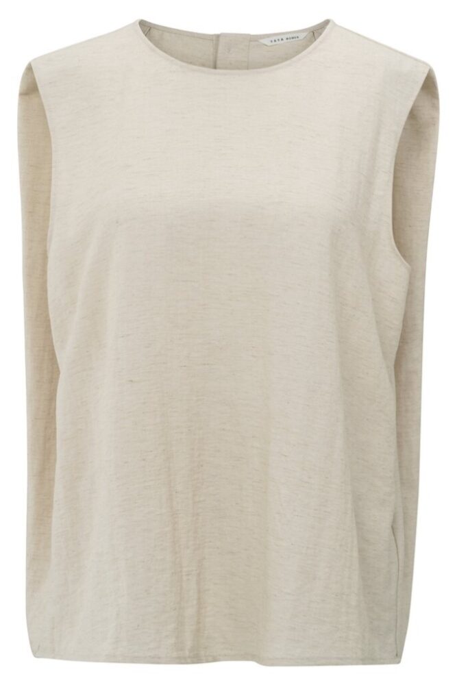 YAYA - Top voľný Washed brown - washed brown