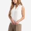 YAYA - Top so stojačikom Off white - off white