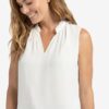 YAYA - Top so stojačikom Off white - off white