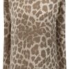 YAYA - Top s leo potlačou Milk brown dessin - milk brown dessin