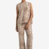 YAYA - Top s leo potlačou Milk brown dessin - milk brown dessin