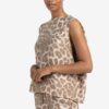 YAYA - Top s leo potlačou Milk brown dessin - milk brown dessin