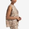 YAYA - Top s leo potlačou Milk brown dessin - milk brown dessin