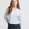 YAYA - Top Sky grey - sky grey