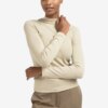 YAYA - Top s polorolákom Yellow sand beige melange - yeallow sand beige melange