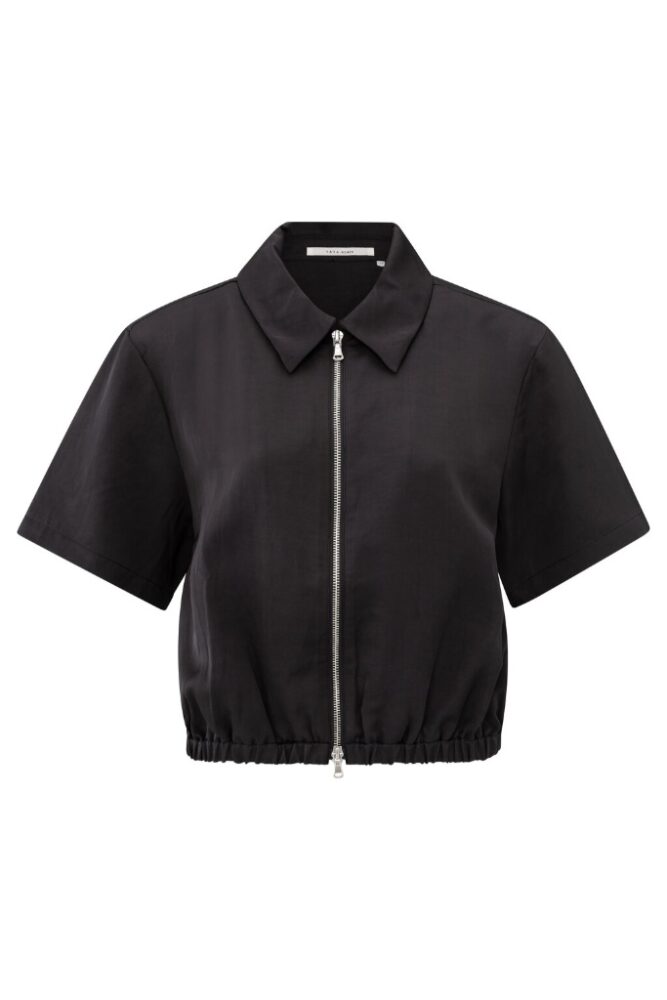YAYA - Bundička saténová Washed black - washed black