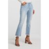 YAYA - Nohavice denim cropped - BLUE DENIM