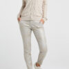 YAYA - Nohavice chino s potlačou - FADED BRONZE DESSIN