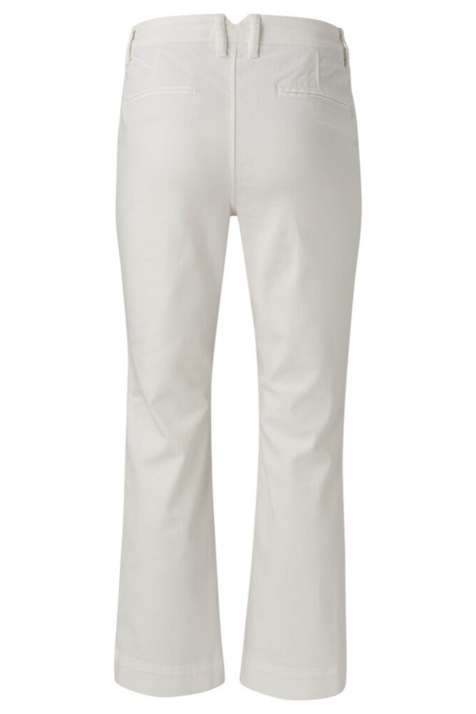 YAYA - Nohavice chino crop - blanc de blanc