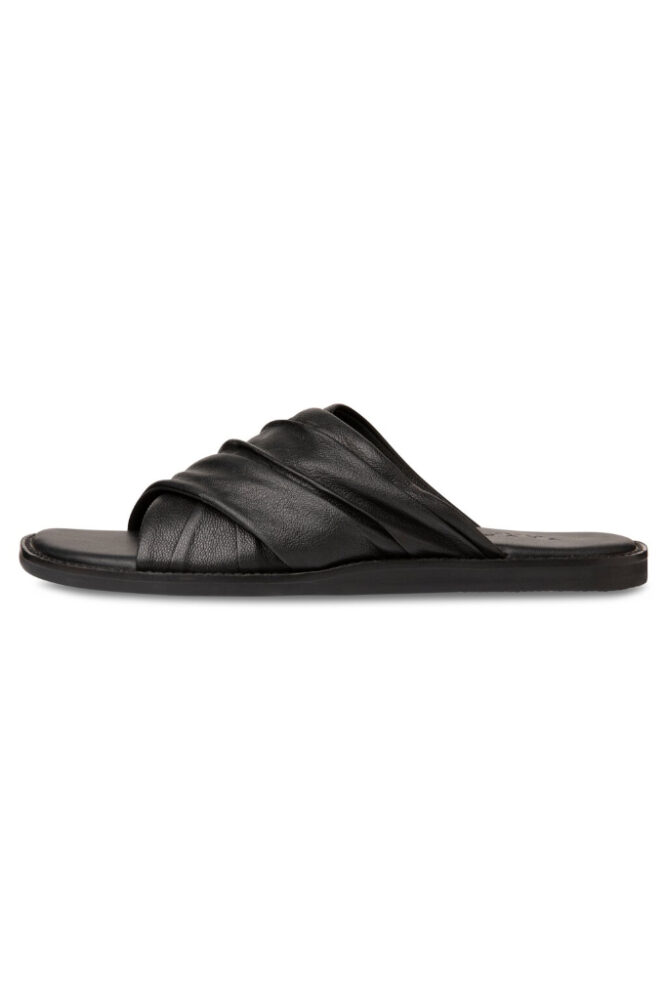 YAYA - Šľapky kožené Beluga black - beluga black