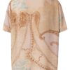 YAYA - Top s krátkym rukávom s potlačou - faded rose dessin