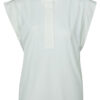 YAYA - Tričko so stojačikom Egret off white - egret off white