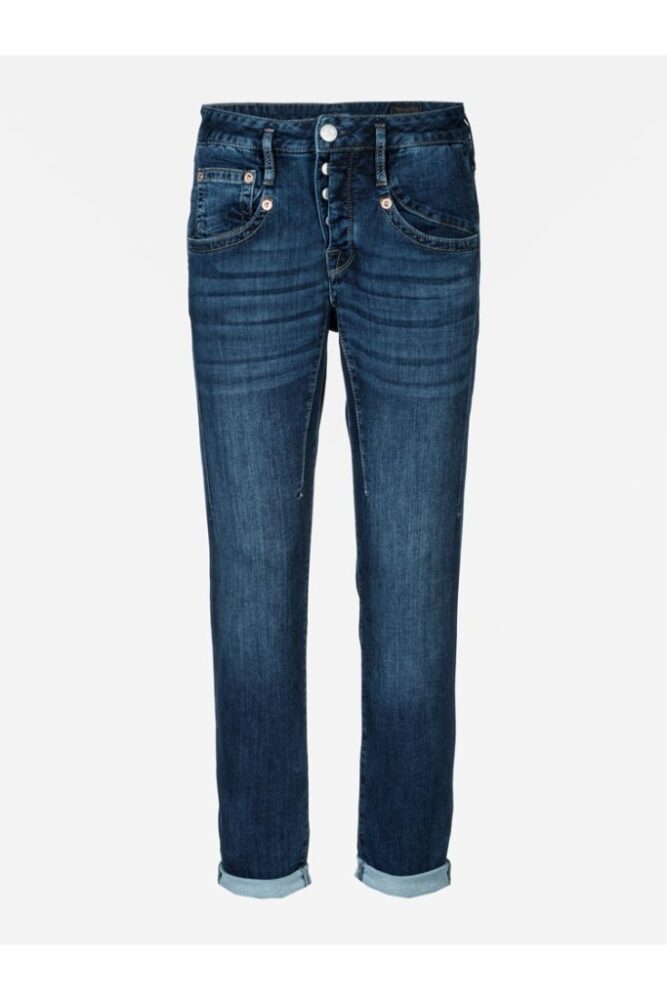 Herrlicher - Nohavice denim Shyra cropped Restless night - restless night