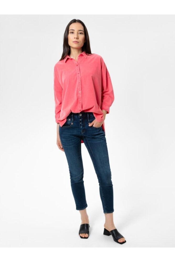 Herrlicher - Nohavice denim Shyra cropped Restless night - restless night