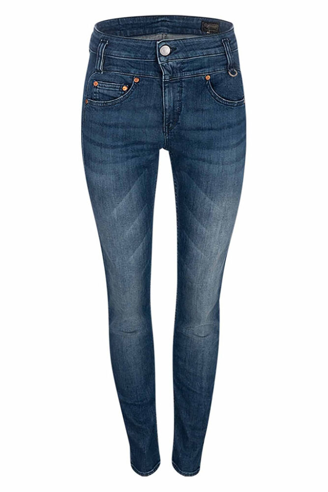 Herrlicher - Nohavice denim slim Blue core - blue core