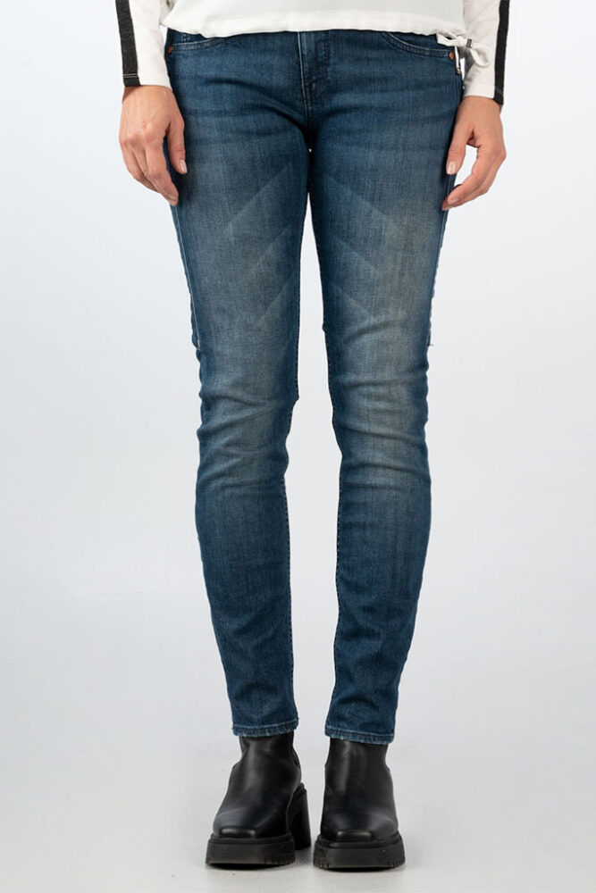 Herrlicher - Nohavice denim slim Blue core - blue core