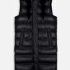 Rino Pelle - Vesta predĺžená z ECO kože Black - black