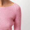 AMERICAN VINTAGE - Pulóver s lodičkovým výstrihom Rose poudree - rose poudre