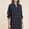 La Fée Maraboutée - Šaty s V-výstrihom Navy Noir - navy noir