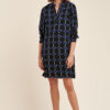 La Fée Maraboutée - Šaty s V-výstrihom Navy Noir - navy noir