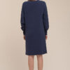 La Fée Maraboutée - Šaty pletené s V-výstrihom Navy - navy