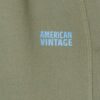 AMERICAN VINTAGE - Nohavice teplákové Sauge vintage - sauge vintage