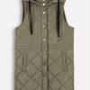 Rino Pelle - Vesta predĺžená prechodná Gothic olive - gothic olive