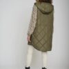 Rino Pelle - Vesta predĺžená prechodná Gothic olive - gothic olive