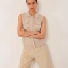 indi cold - Vesta s hodvábom Beige - beige