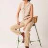indi cold - Vesta s hodvábom Beige - beige