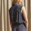 indi cold - Blúzka s potlačou bez rukávov Indigo - indigo