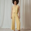 indi cold - Nohavice voľné cropped Manzana - manzana