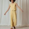indi cold - Nohavice voľné cropped Manzana - manzana