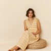 indi cold - Šaty VICHY ELASTIC - mandarina
