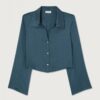 AMERICAN VINTAGE - Blúzka krátka Ombre - ombre