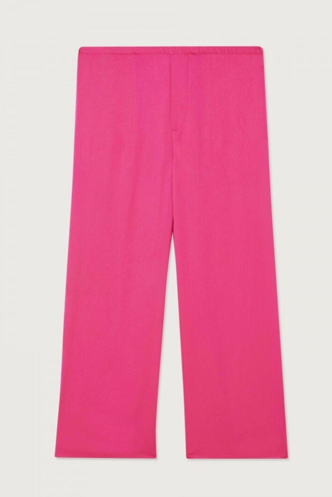 AMERICAN VINTAGE - Nohavice crop Magenta - magenta