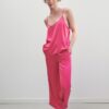 AMERICAN VINTAGE - Nohavice crop Magenta - magenta