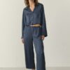 AMERICAN VINTAGE - Nohavice crop Ombre - ombre
