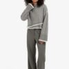 YAYA - Pulóver krátky Taupe grey melange - taupe grey melange