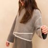 YAYA - Pulóver krátky Taupe grey melange - taupe grey melange