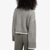 YAYA - Pulóver krátky Taupe grey melange - taupe grey melange